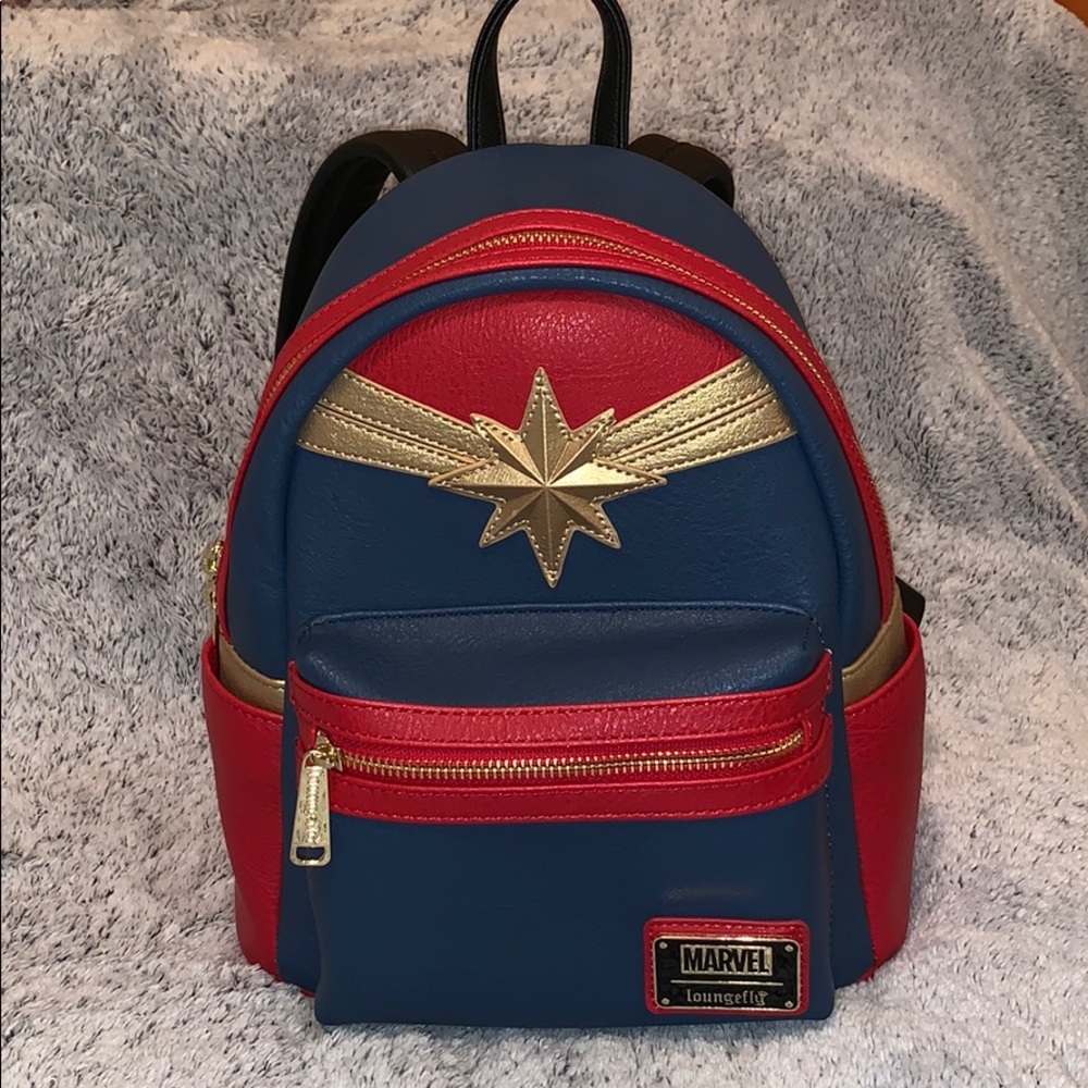 Marvel Captain Marvel Loungefly Mini Backpack